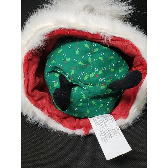 Disney Store Nightmare Before Christmas Santa Bean Bag Plush Stuffed Beanie - Picture 5 of 10